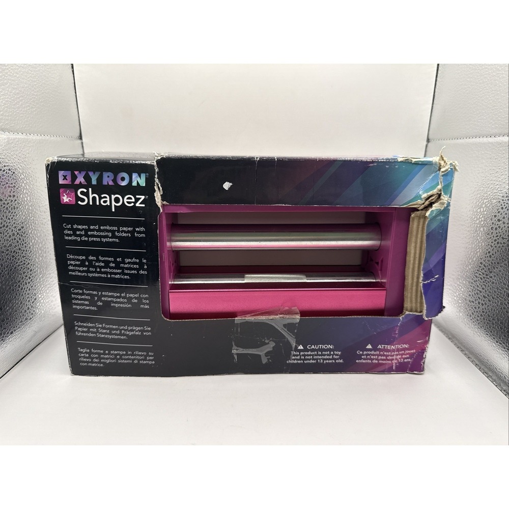 Xyron Creatopia 12" Craft Machine Shapez Add-On Accessory Emboss Die Press